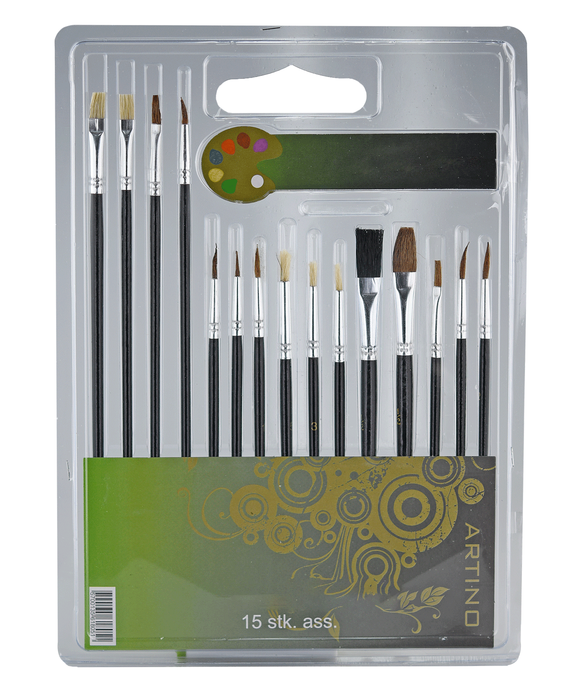 Set 15 pennelli – pittura e ritocchi di modelli 3D