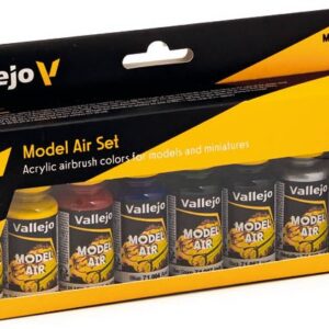 Vallejo Model Air Basic Colors – Set 8 × 18 ml
