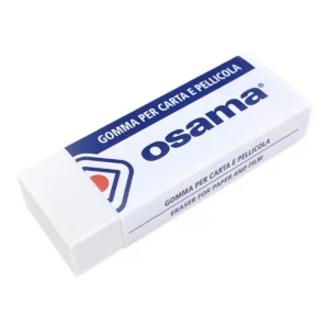 Gomma da cancellare OSAMA bianca con fascetta blu – pezzo singolo