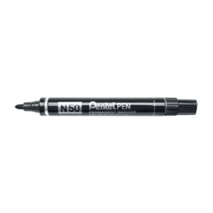 Marcatore permanente Pentel N50 nero con punta conica – pezzo singolo