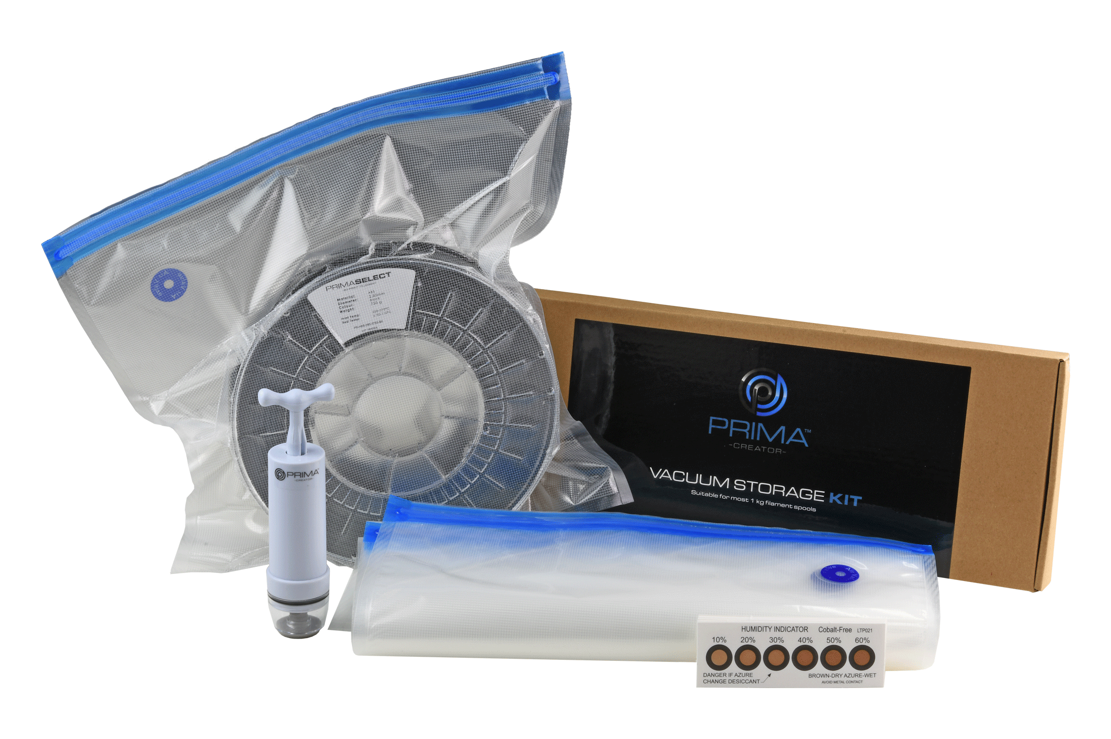 PrimaCreator Air Tight — kit conservazione filamento