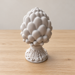 Pigna siciliana stampata in 3D – variante avorio, immagine illustrativa
